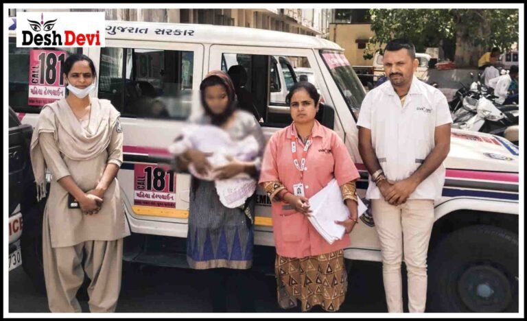 ગુલાબનગર પાસે 9 દિવસના બાળકને મૂકવા તૈયાર થયેલ “માં” ની વેદના: પ્રેમલગ્ન કરનાર પતિ જેલમાં:181 બની દૂત