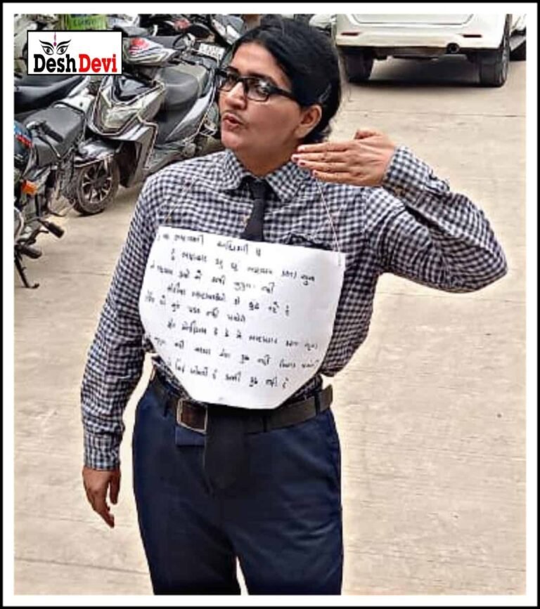 જામનગરના કોર્પોરેટર રચનાબેનનો ‘પુષ્પા’ સ્ટાઇલમાં વિરોધ : રંગીલા સામે ટાંકયુ નિશાન.!