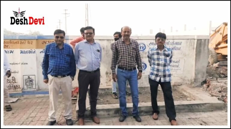 પોલીસ બંદોબસ્ત સાથે દિગ્વિજય પ્લોટમાં ડી પી રોડ માટે ડિમોલિશન : નજીકના દિવસોમાં પેન્ડીંગ DP નો વારો