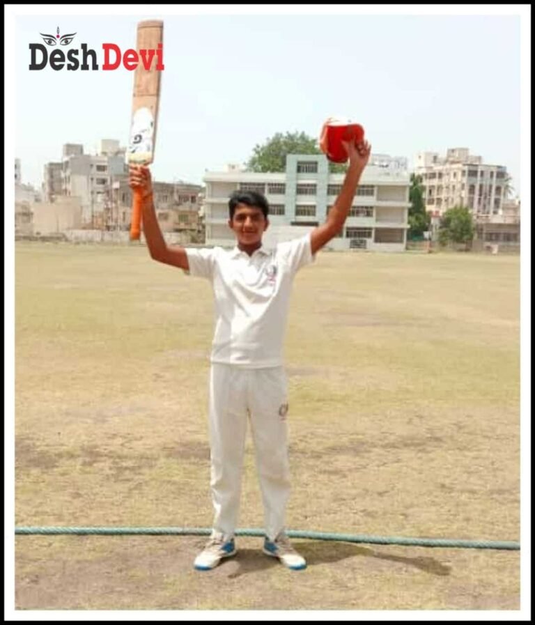 જામનગરનો ક્રિકેટર પુષ્પરાજ કહે છે ’ क्रिकेट मे पुष्पा जुकेगा भी ..नही ‘  ઔર રૂકેગા ભી નહી’