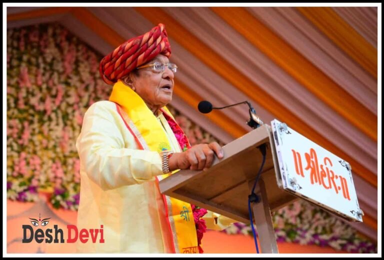 જામનગરની શ્રીમદ્દ ભાગવત સપ્તાહમાં પધારતા પૂર્વ મુખ્યમંત્રી શંકરસિંહ વાઘેલા