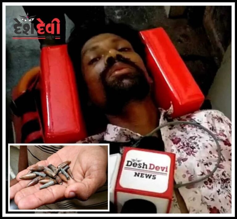 જામનગરના વિજરખી ફાયરિંગ રેજ પાસે ખેતી કરતા પરપાંતિય ગોળી વાગી : જુવો VIDEO