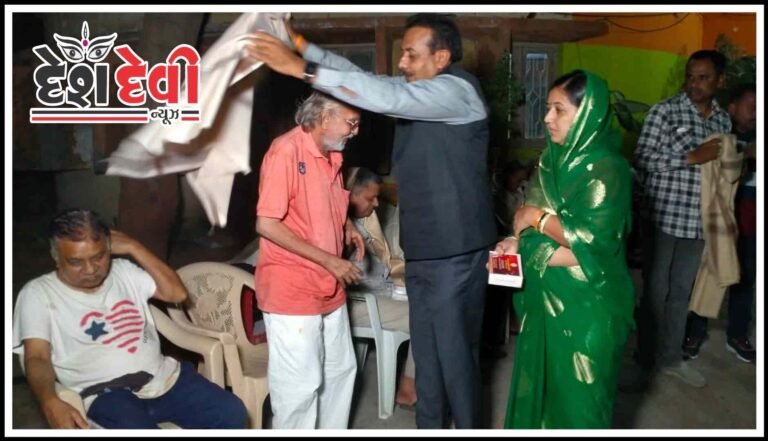 જામનગરના ધારાસભ્ય હકુભા જાડેજાએ વૃદ્ધાશ્રમના વૃદ્ધો સાથે દિવાળીની ઉજવણી કરી