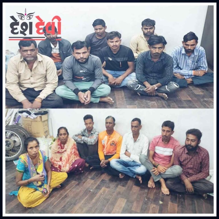 જામનગરમાં જુગારના બે દરોડા : 2 મહિલા સહિત 15 નંગ ઝડપાયા