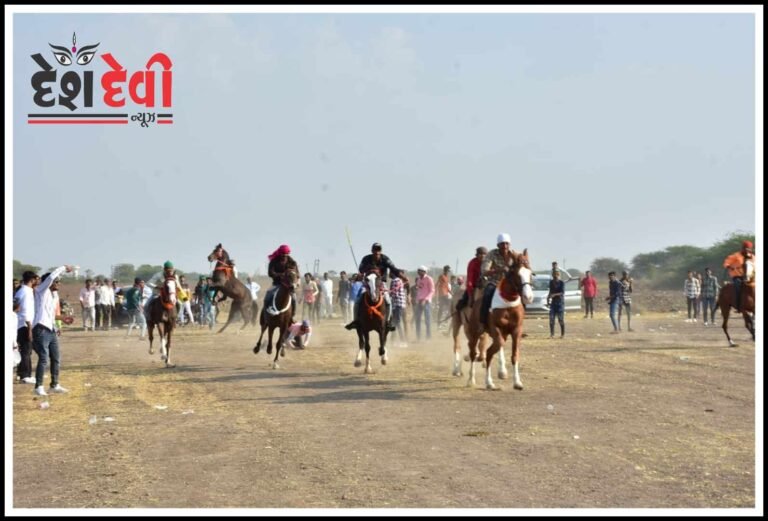જામનગરના મસીતીયા ગામે યોજાઈ અશ્વદોડ: સૌરાષ્ટ્રના નામાંકીત અશ્વોએ ભાગ લીધો