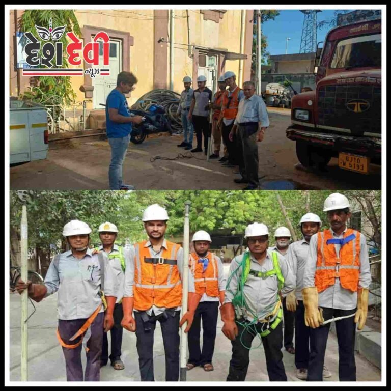 જામનગર જિલ્લામાં વીજ પ્રવાહ સતત જળવાઈ રહે તે માટે PGVCL દ્વારા 145 ટીમો તૈનાત