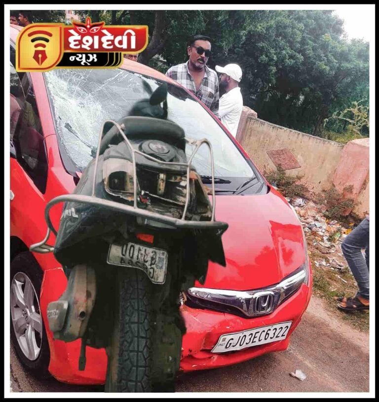 જામનગર- રાજકોટ હાઇવે થયો રકત્તરંજિત : અકસ્માતમાં પુત્રનુ મોત, પિતા ધાયલ