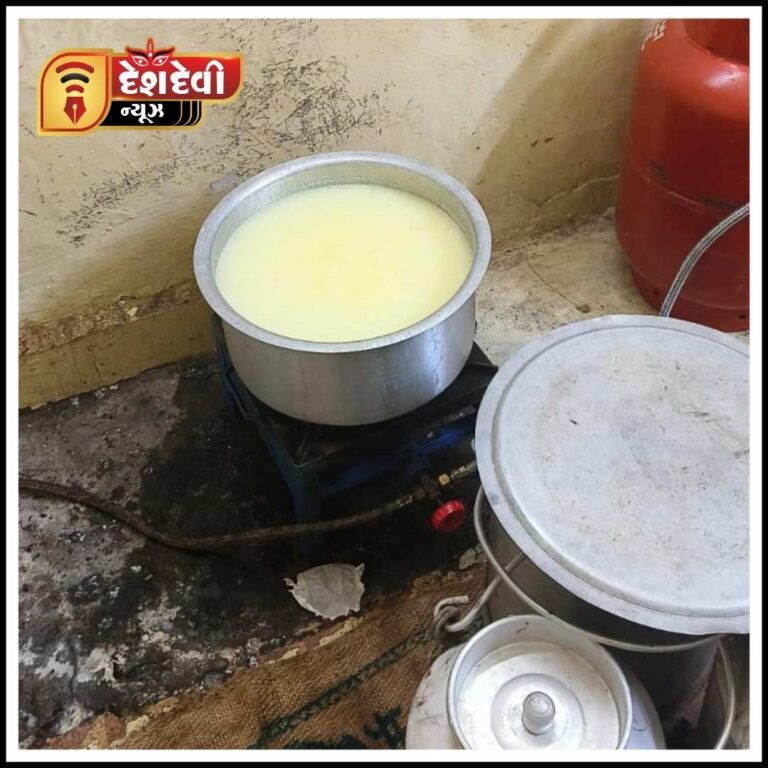 જામનગરમાં દિગ્વિજય પ્લોટ વિસ્તારમાંથી ડુપ્લીકેટ ઘી બનાવવાનું કારસ્તાન પકડાયું