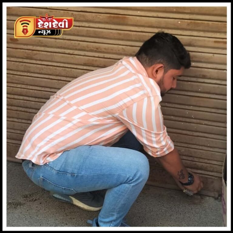 જામનગર 1404 આવાસના ફ્લેટ માં બનાવેલ 14 દુકાનો સીલ કરાઇ