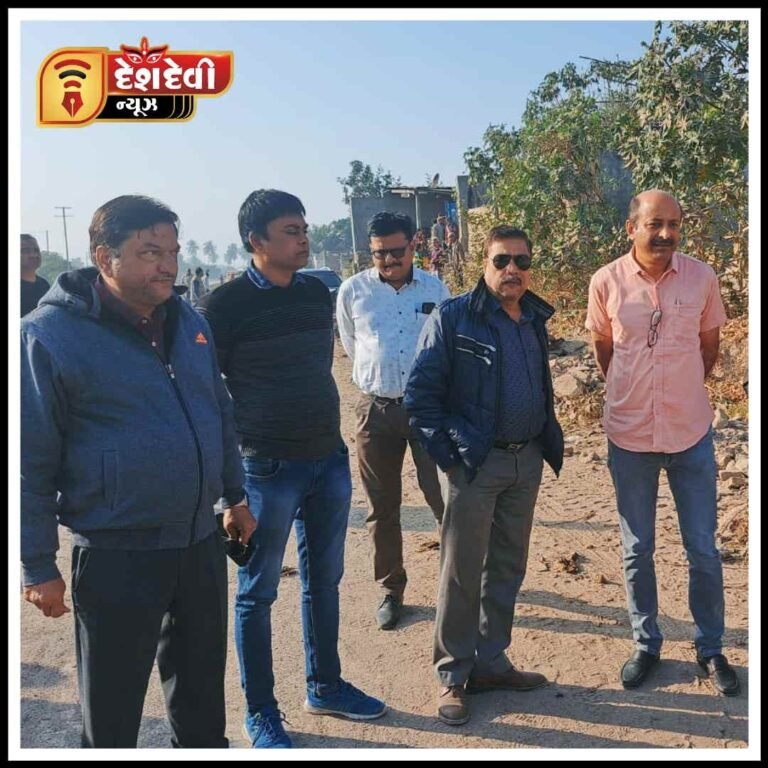 જામનગર ધાંચીવાડ વિસ્તારમાં DP રોડ માટે જામ્યુકોનું મેંગા ડિમોલિશન