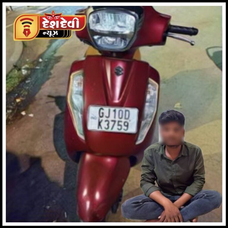 જામનગર હાપામાં સ્કૂટર પર દારૂની ‘હેરાફેરી’ કરતો સોહીલ ઝડપાયો