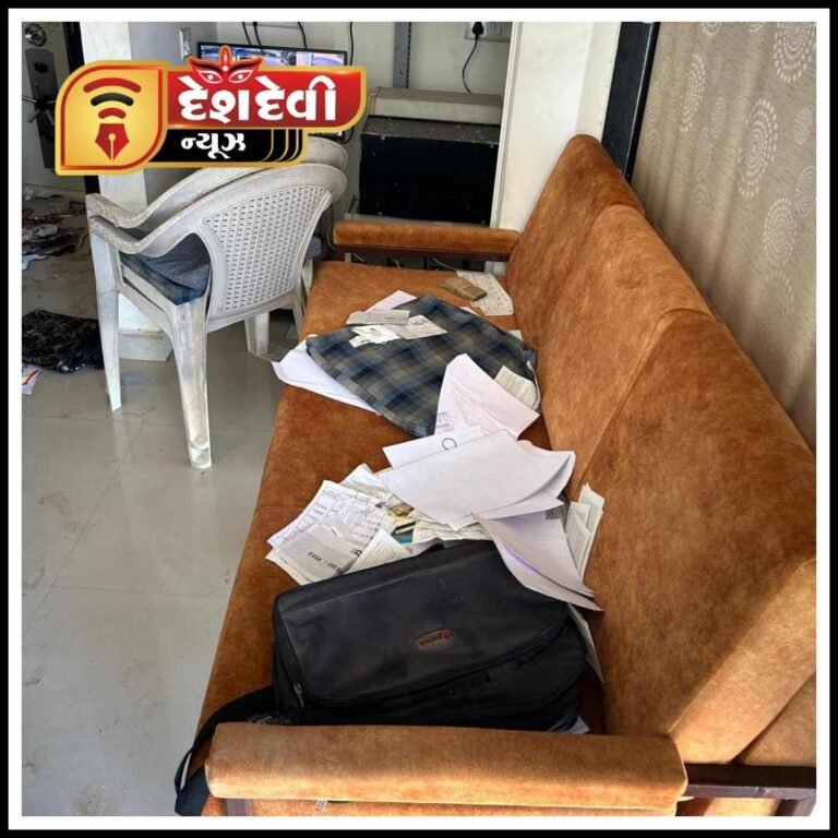 જામનગર નજીક પેટ્રોલ પંપમાં ચોરી : તસ્કરો ૧.૧૩ લાખ ઉઠાવી ગયા