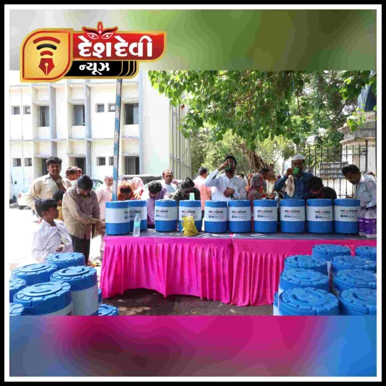 જામનગરની સરકારી હોસ્પિટલમાં એર કુલર , પાણીના પરબની વ્યવસ્થા કરાઇ