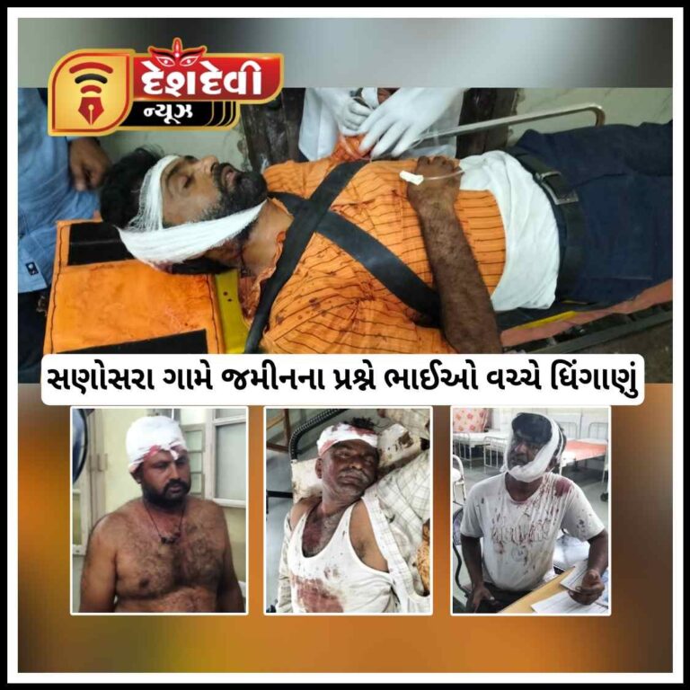 જામનગરના સણોસરા ગામે સગા ભાઈઓ વચ્ચે ધિગાણું : પાંચ ને ઇજા