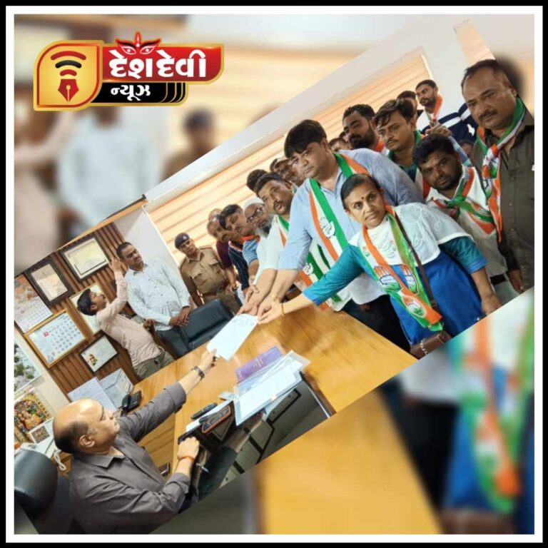 જામનગરમાં ફાટી નીકળેલા રોગચાળાના મુદ્દે જામ્યુકોની ઊંઘ ઉડાડવા કોંગ્રેસ દ્વારા ઢોલ વગાડી આવેદન