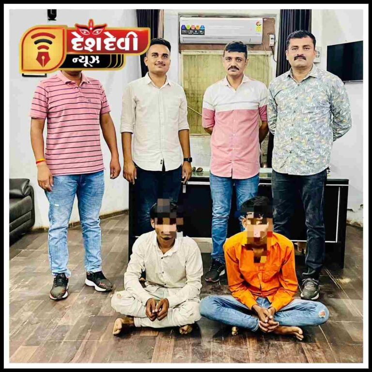 જામનગરમાં  મોબાઈલની ચીલ ઝડપ કરનાર બે ગઠીયા પકડાયા : મુદામાલ કબ્જે