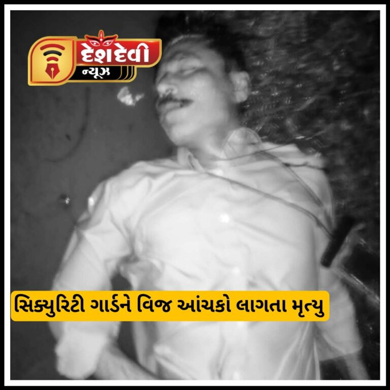 જામનગરમાં રાજપૂત યુવકને વિજ આંચકો લાગતાં અપમૃત્યુ