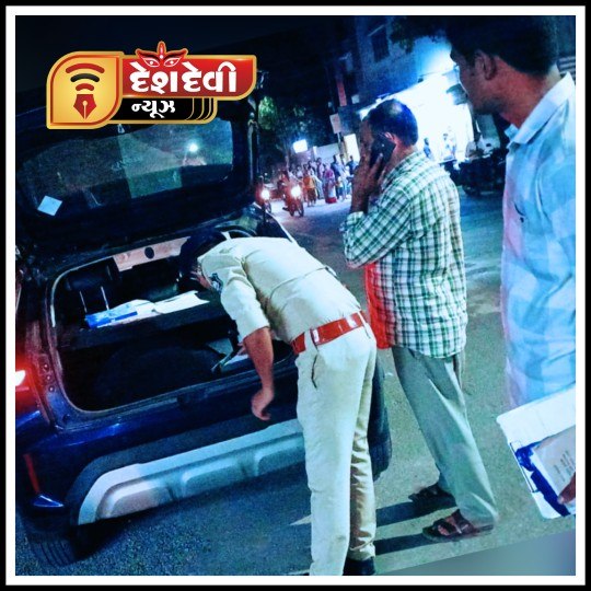 જામનગરના ગાંધીનગર વિસ્તારમાં પોલીસ દ્વારા ફૂટ પેટ્રોલિંગ હાથ ધરાયું