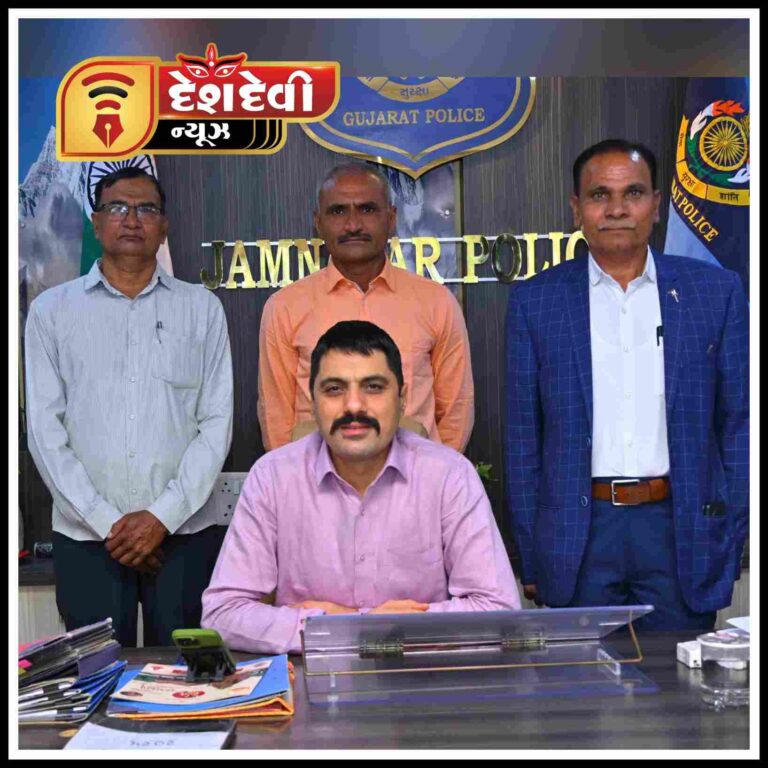 જામનગરના ત્રણ પોલીસમેન વય મર્યાદાના કારણે નિવૃત્ત થતા વિદાય માન અપાયું