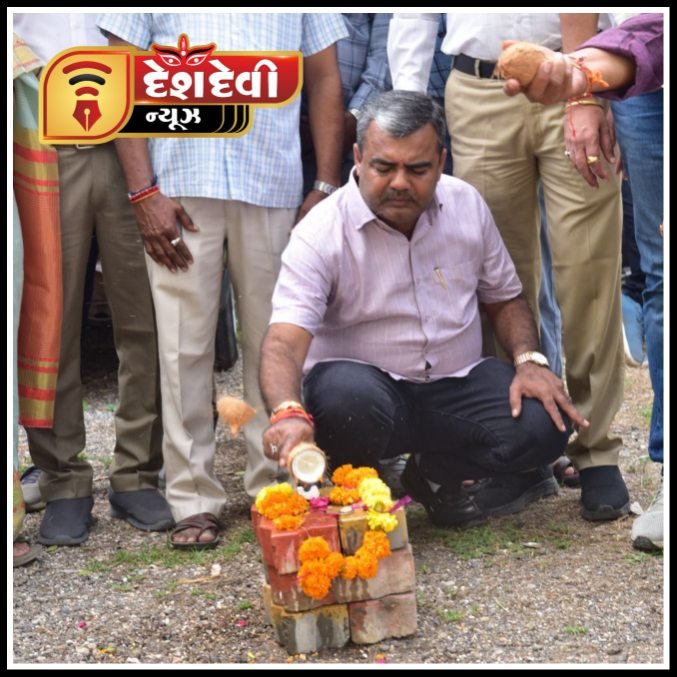 જામનગર દક્ષિણ ધારાસભ્ય દિવ્યેશ અકબરીના હસ્તે ૧૧ વિકાસ કાર્યોના ખાતમુહૂર્ત કરાયા